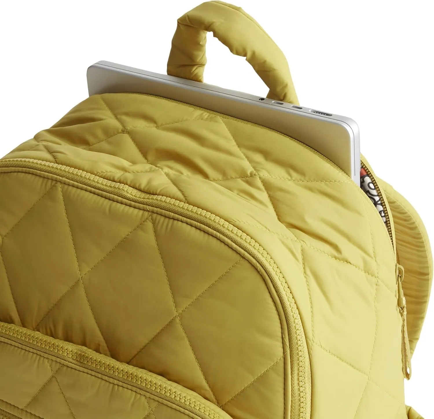 Vera Bradley Women's Featherweight Bancroft Backpack, Golden Olive, One Size