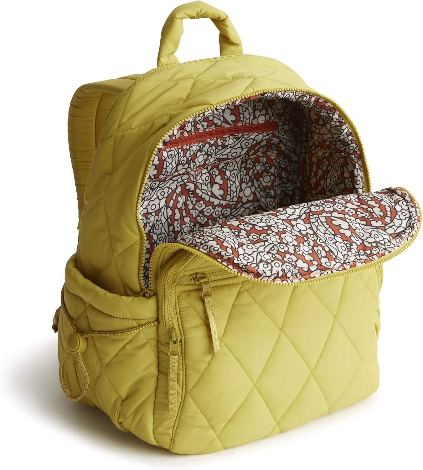 Vera Bradley Women's Featherweight Bancroft Backpack, Golden Olive, One Size