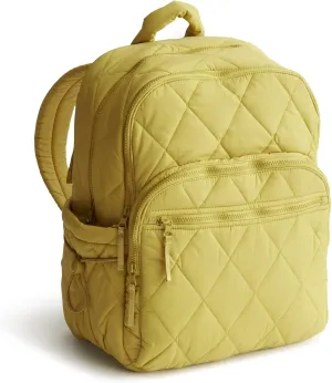 Vera Bradley Women's Featherweight Large Bancroft Backpack, Golden Olive, One Size