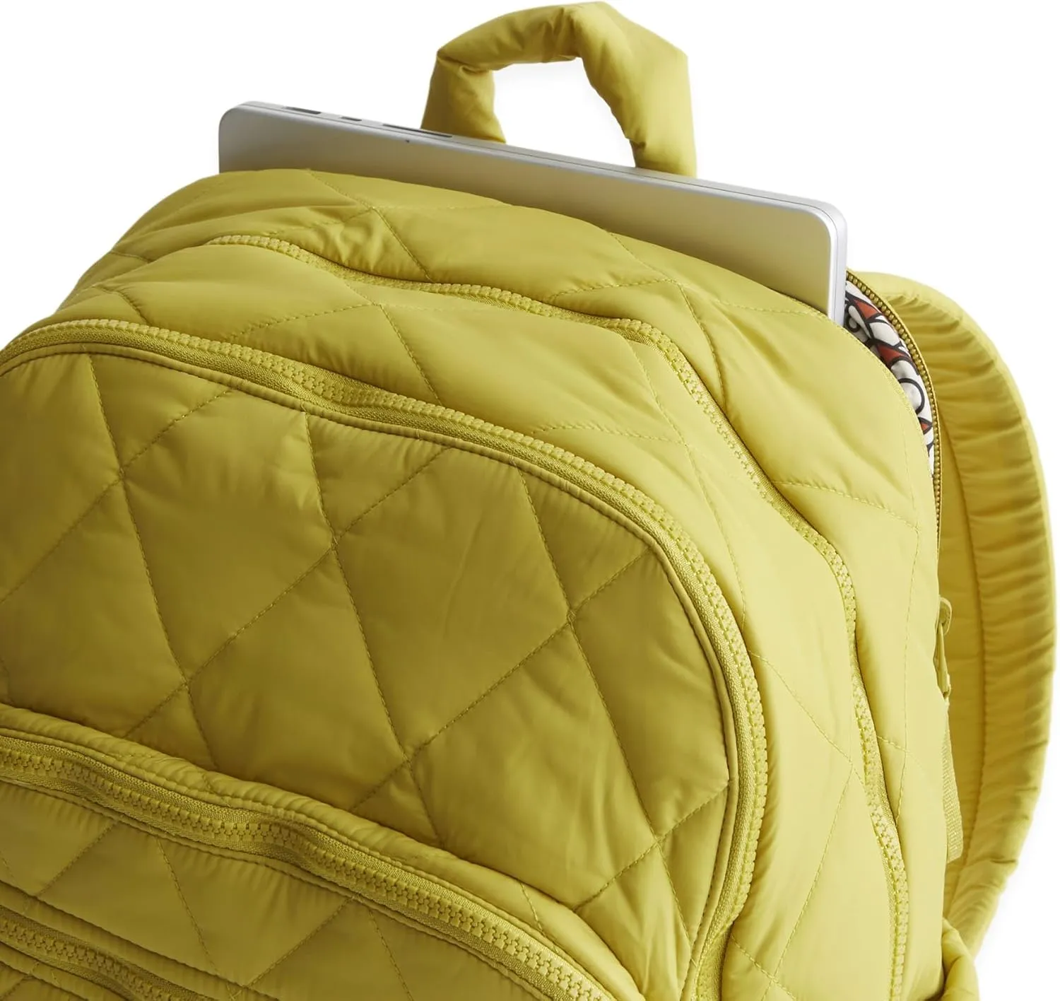 Vera Bradley Women's Featherweight Large Bancroft Backpack, Golden Olive, One Size