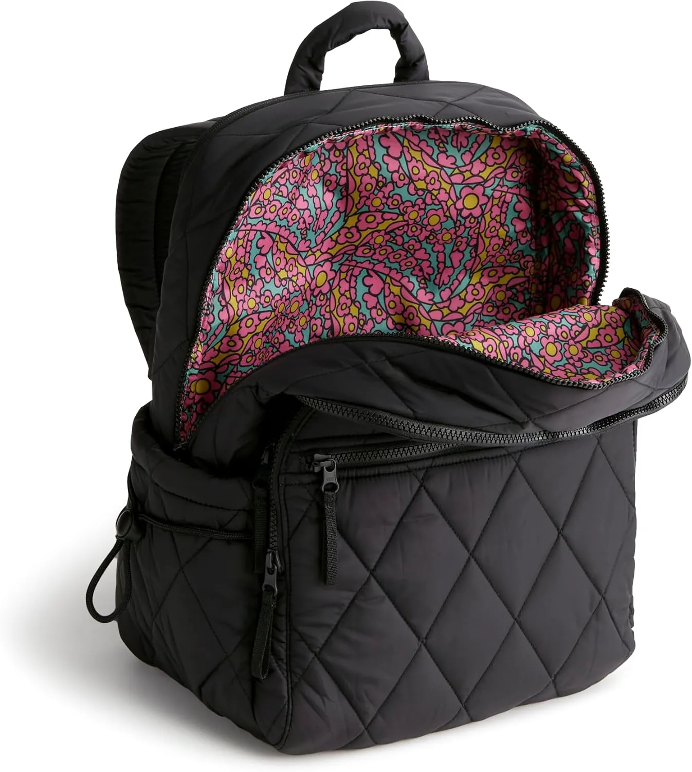 Vera Bradley Women's Featherweight Large Bancroft Backpack, Moonless Night, One Size