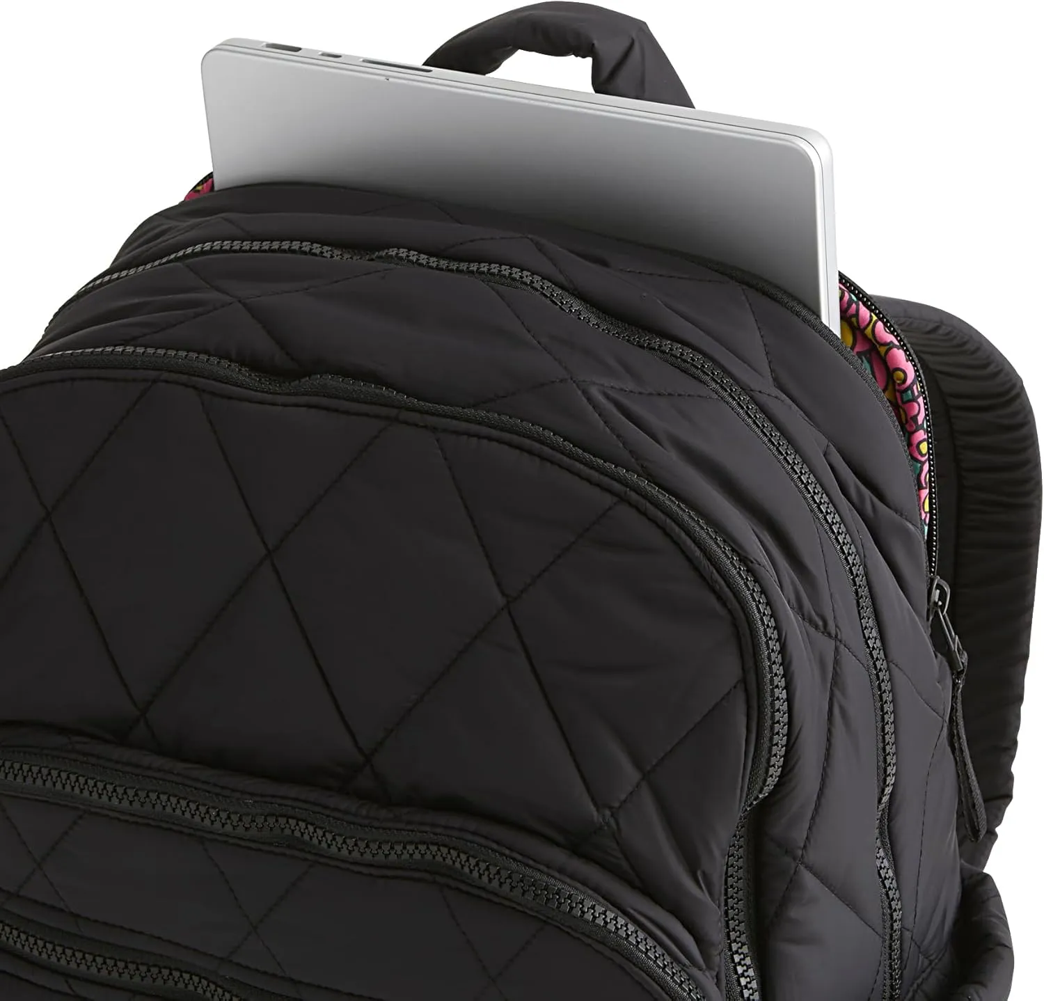 Vera Bradley Women's Featherweight Large Bancroft Backpack, Moonless Night, One Size