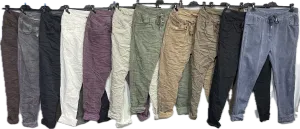 Washed Stretch Pants