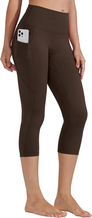 Willit Women's Yoga Capri Leggings Pants with Pockets High Waisted Exercise Casual Workout